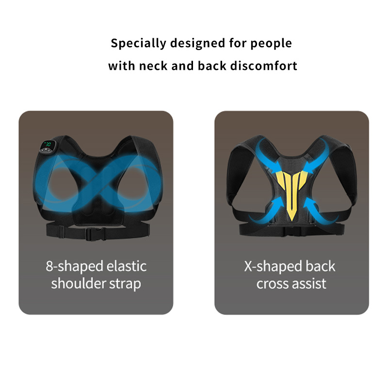 姿勢矯正器 調節可能な背中サポートマッサージベルト スマート - Posture Corrector Back のレビューと価格