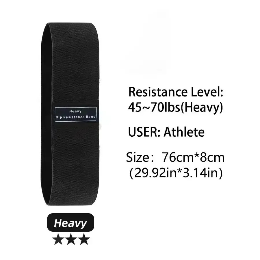 ファブリック抵抗ヒップブーティーバンド臀部太もも弾性トレーニ - Yoga Fitness Resistance Band のレビューと価格